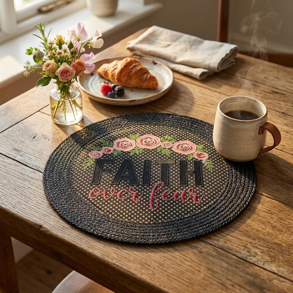 Faith Over Fear - Dining Table