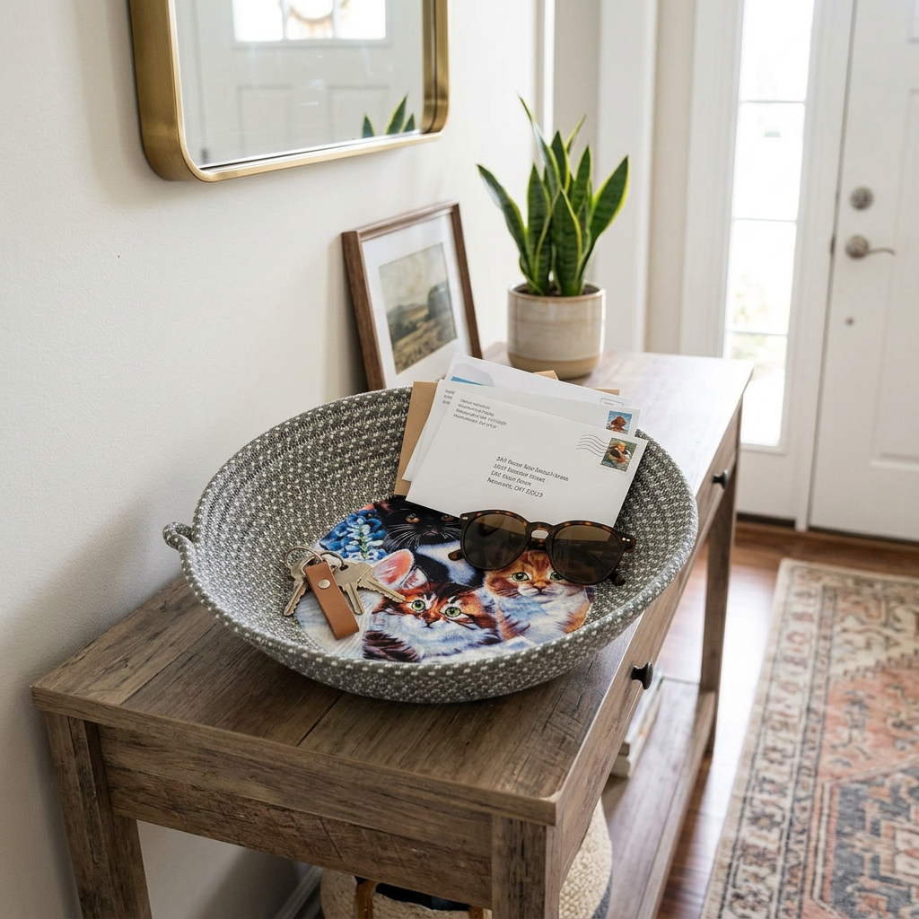 Gray Bowl - Entryway