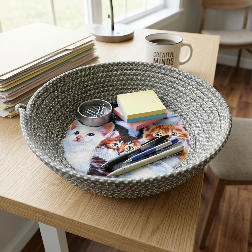 Gray Bowl - Home Office
