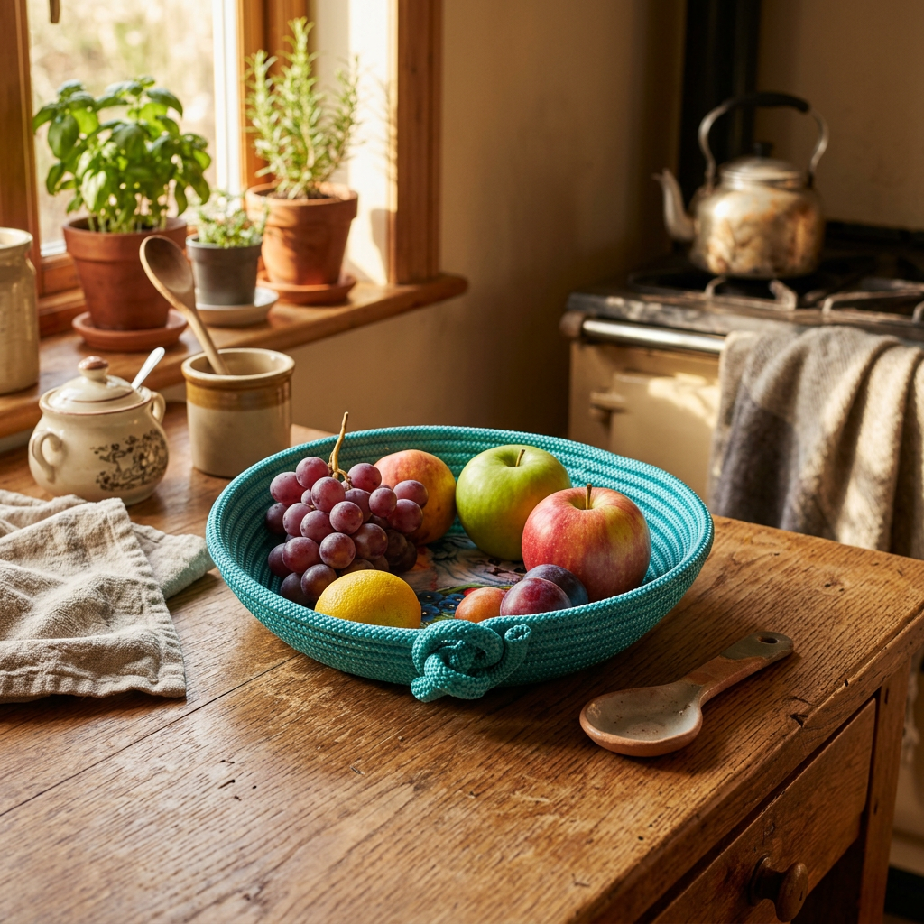 Rope Bowl - Kitchen Setting