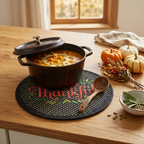 Thankful Placemat - Kitchen Trivet