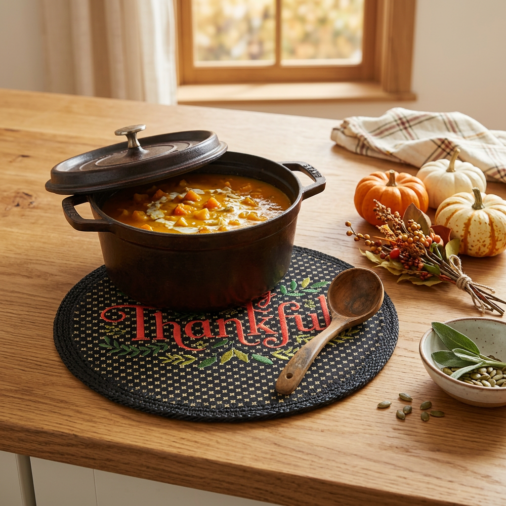 Thankful Placemat - Kitchen Trivet